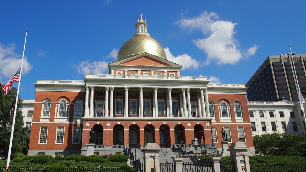 The stately Massachusetts State House was constructed in 1798.